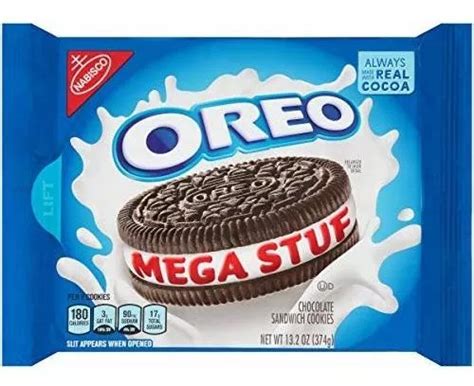 OREO Mega Stuf Chocolate Sandwich Cookies, 13.2 oz.